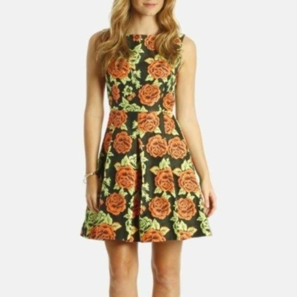 LABEL by five twelve Jacquard Fit‎ & Flare Dress 6